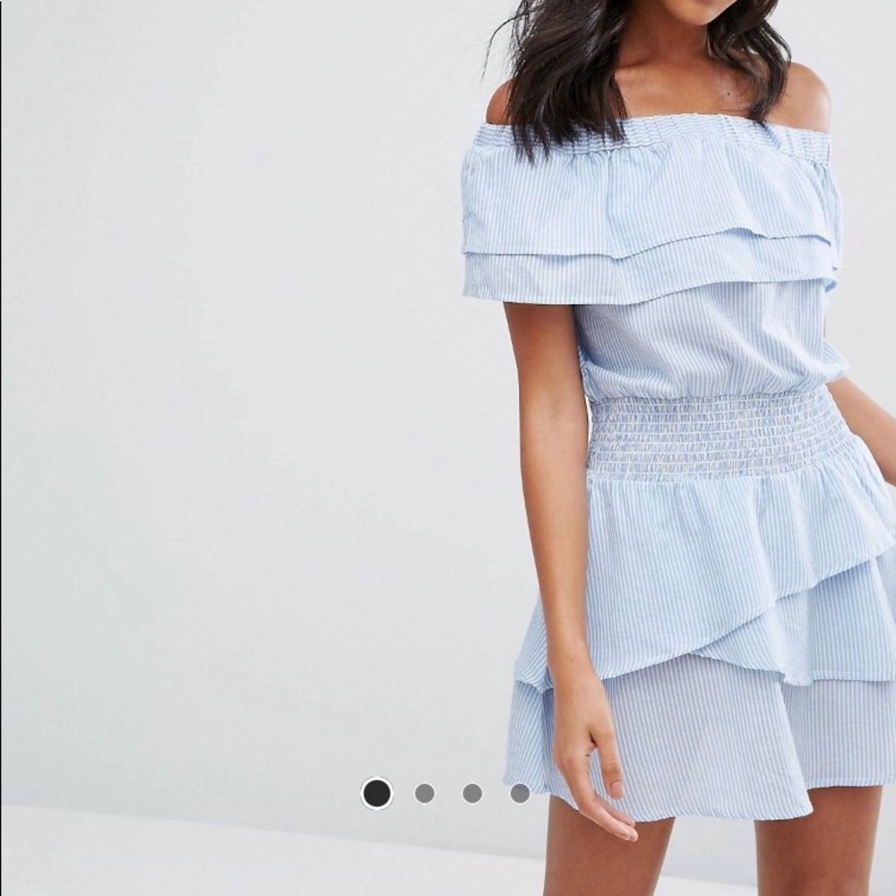 Vero Moda Off the Shoulder Dress M NWOT - Picture 2 of 5